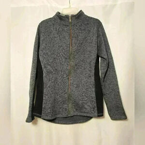 Browning Womens Gray & Black 100% Polyester Jacket Large